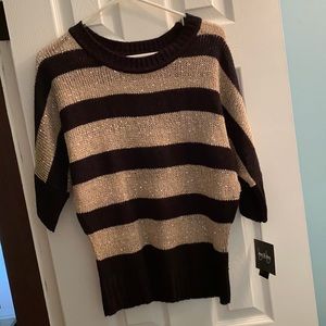 NWT by & by sequined sweater size M